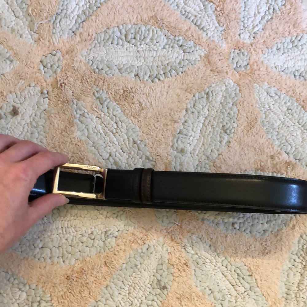 Bally Black Leather Belt